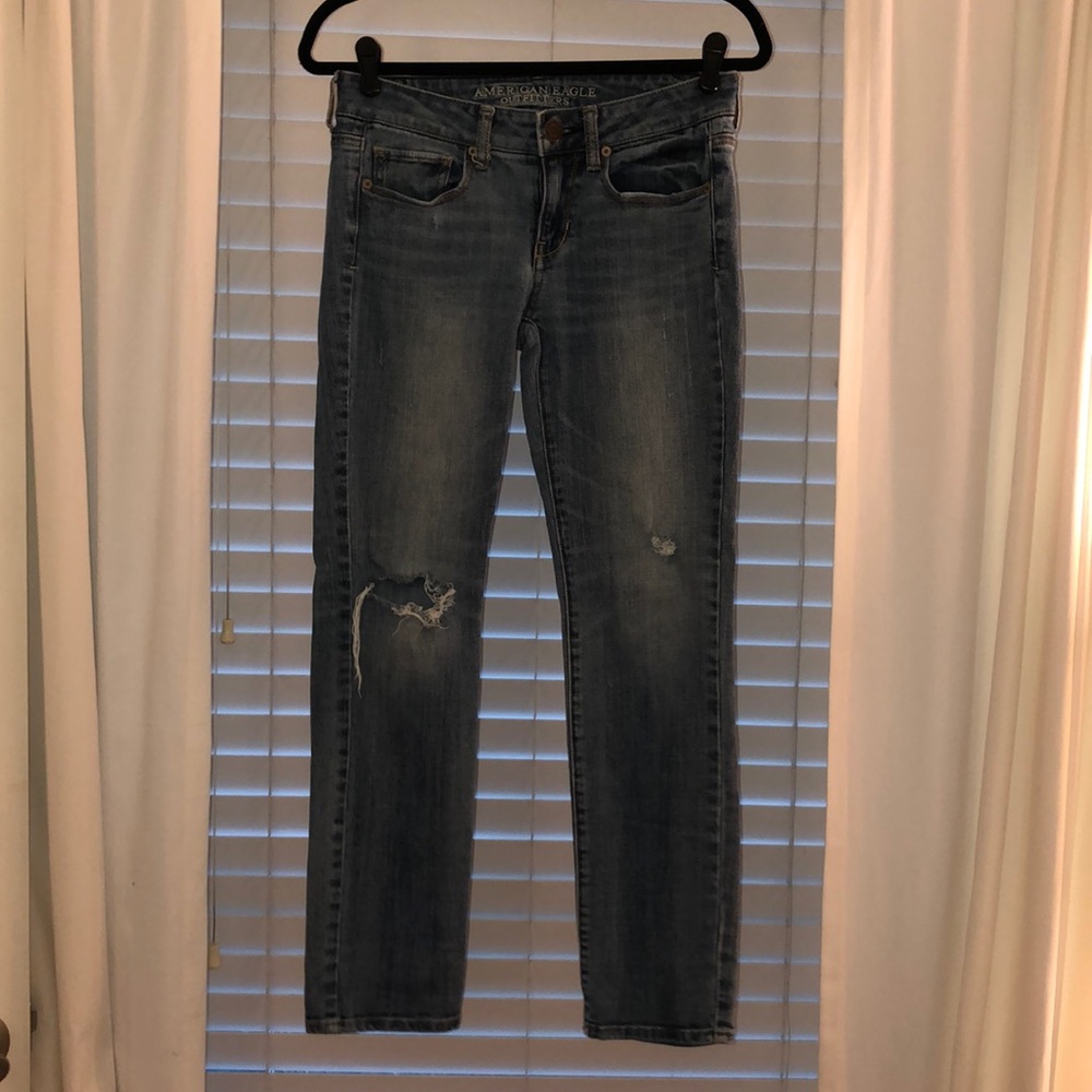 American eagle cropped jeans